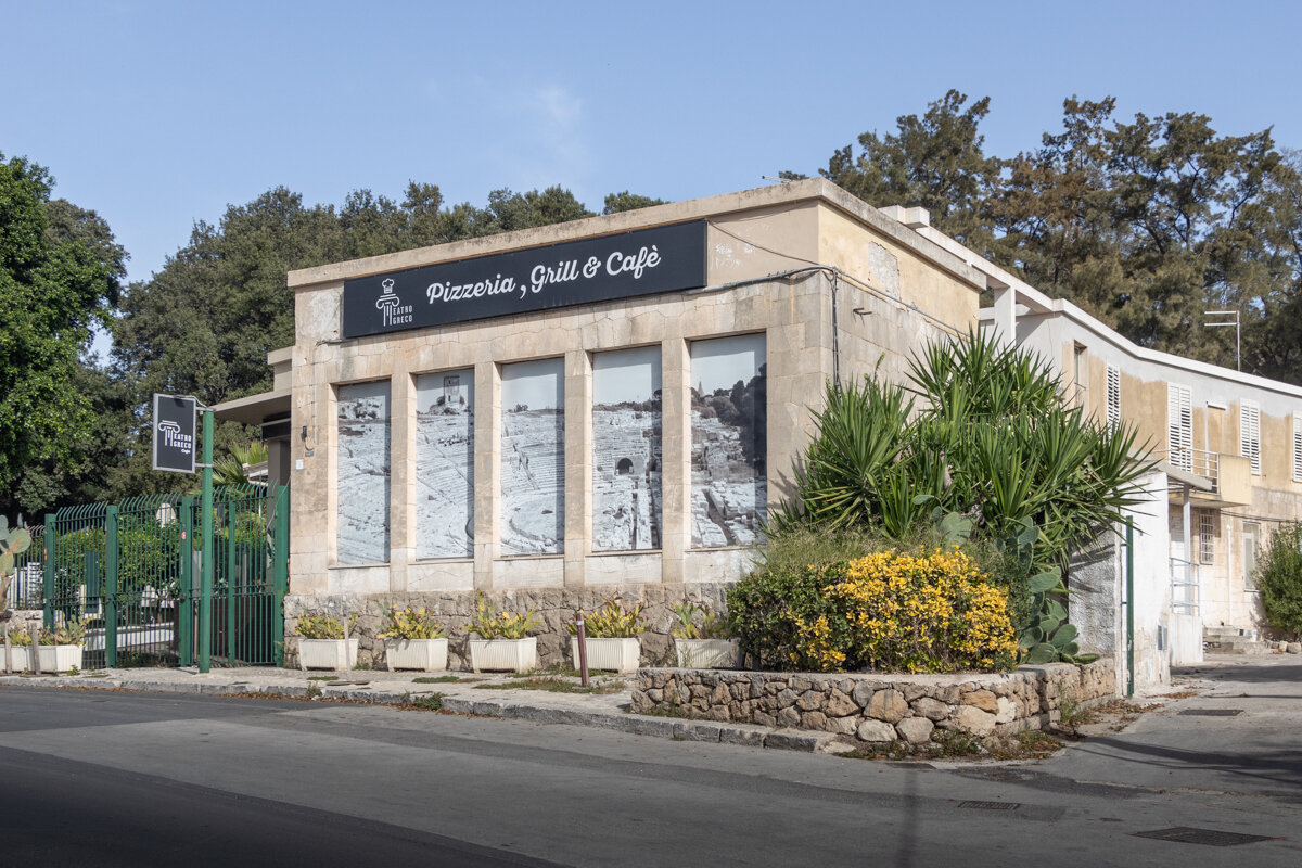 Restaurant Teatro Greco à côté du parc Neapolis