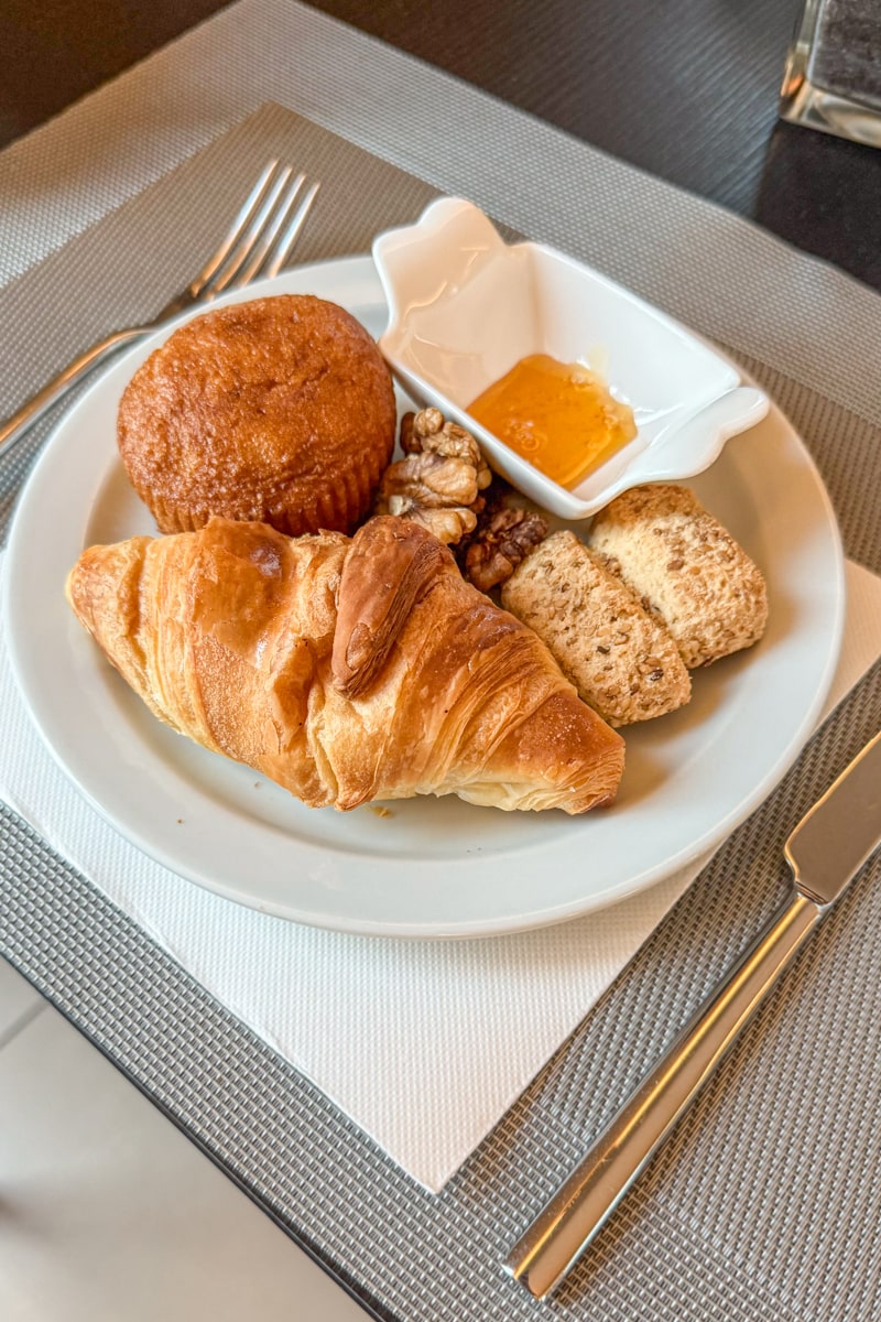 Petit-déjeuner à l'hôtel B&B de Catane